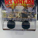 2021 Greenlight Hollywood Limited Edition Ace Ventura 1989 Chevrolet S-10 beige camuflado Llantas de Goma - Detalle Burbuja