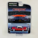 2019 Greenlight Hollywood Limited Edition Christine 1958 Plymouth Fury Evil Version rojo Llantas de Goma