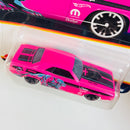2025 Hot Wheels Walmart Exclusive Neon Speeders 70 Dodge Hemi Challenger rosado neón NS6