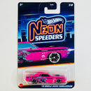 2025 Hot Wheels Walmart Exclusive Neon Speeders 70 Dodge Hemi Challenger rosado neón NS6