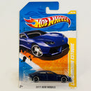 2011 Hot Wheels New Models Lamborghini Estoque azul oscuro metálico J5 Primera Edición