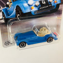 2025 Matchbox MBX Showroom Morgan Plus Four azul