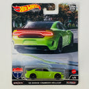 2022 Hot Wheels Premium American Scene 20 Dodge Charger Hellcat verde Llantas de Goma RR