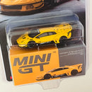 2026 Mini GT MiJo Exclusives 1:64 Limited Edition Lamborghini LB-Silhouette WORKS MURCIELAGO GT Evo Yellow amarillo Llantas de Goma
