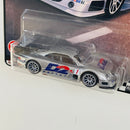 2020 Hot Wheels Premium Boulevard 1997 Mercedes Benz CLK GTR plata metálico Llantas de Goma RR Primera Edición