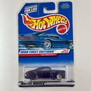 1998 Hot Wheels First Editions Tail Dragger 41 Ford Coupe morado metálico LW base ZAMAC Primera Edición