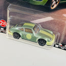 2021 Hot Wheels Premium Boulevard Porsche 964 verde metálico Llantas de Goma RR