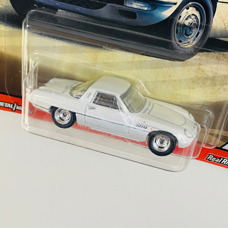 2020 Hot Wheels Premium Car Culture Japan Historics 3 68 Mazda Cosmo Sport blanco Llantas de Goma RR Primera Edición