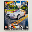 2023 Hot Wheels Premium Boulevard 95 Toyota Celica GT-Four blanco Llantas de Goma RR
