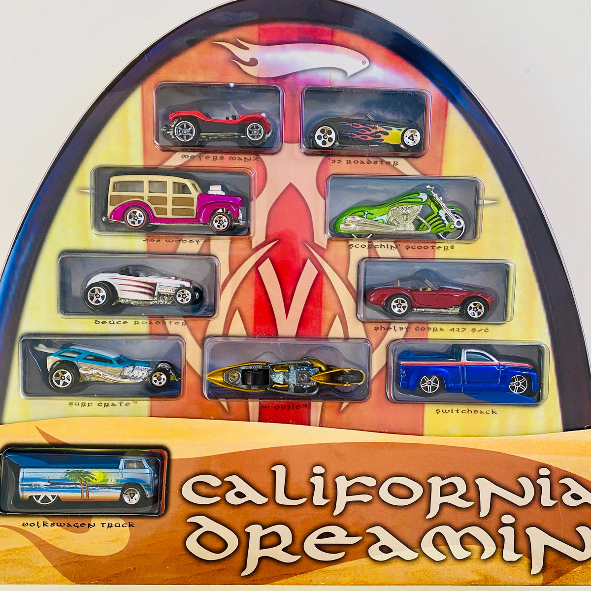 2005 Hot Wheels Target Multipack Exclusive California Dreamin 10 Pack
