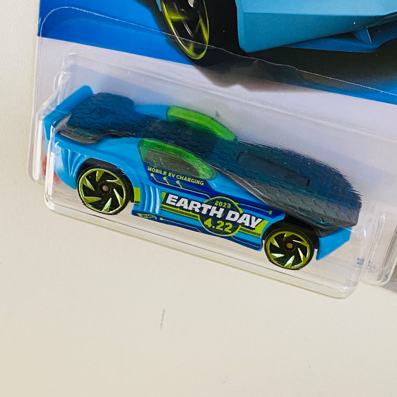 2023 Hot Wheels HW Metro Earth Day Día de la Tierra Solar Reflex celeste RA6