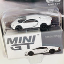 2022 Mini GT MiJo Exclusives 1:64 Limited Edition 1/4,800 Bugatti Chiron Super Sport blanco Llantas de Goma