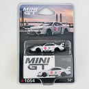 2025 Mini GT MiJo Exclusives 1:64 Limited Edition Nissan S15 SILVIA LB-Super Silhouette ATHLETE blanco Llantas de Goma