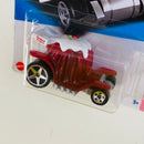2023 Hot Wheels Sweet Rides Dessert Drifter rojo transparente 5SP Primera Edición