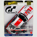 2024 Hot Wheels Premium Pop Culture Gran Turismo 7 Nissan Skyline GT-R BNR34 blanco Llantas de Goma RR