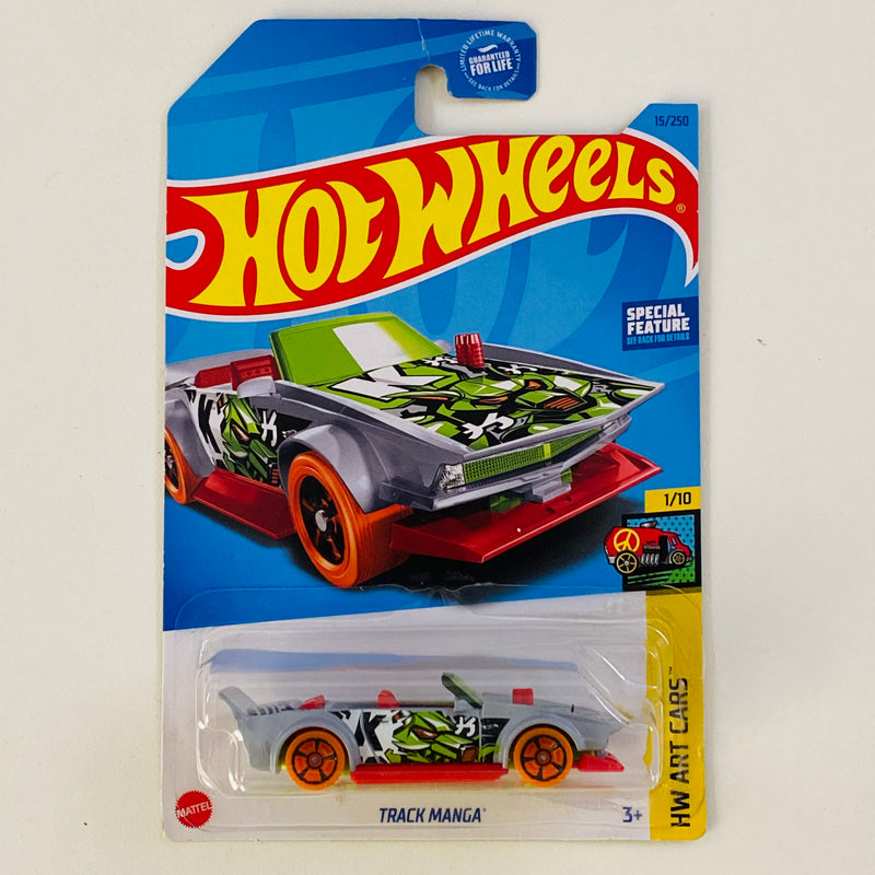 2023 Hot Wheels HW Art Cars Track Manga gris MC5 - Detalle Burbuja