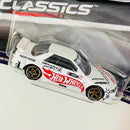 2024 Hot Wheels Premium Car Culture Modern Classics Nissan Skyline GT-R R32 Pandem blanco Llantas de Goma RR Primera Edición