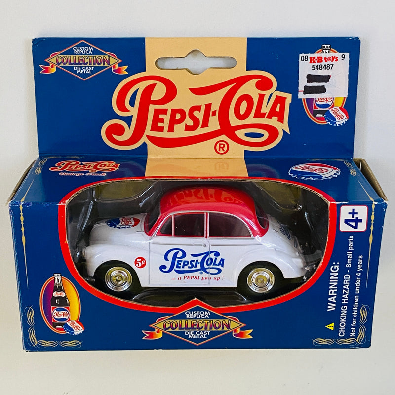 1995 Golden Wheel 1:43 Pepsi Cola Collection 1950 Morris Minor blanco con rojo - Escala 1:43