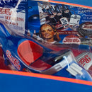 1995 Golden Wheel 1:43 Pepsi Cola Collection Pedal Plane azul con rojo con Tarjeta Vintage de Pepsi - Escala 1:43