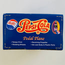 1995 Golden Wheel 1:43 Pepsi Cola Collection Pedal Plane azul con rojo con Tarjeta Vintage de Pepsi - Escala 1:43