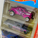 2020 Hot Wheels HW Flames 5 Pack Set de 5 - Pass'n Gasser 1937 Ford Coupe, 71 El Camino Chevrolet, 70 Plymouth Superbird, 71 Maverick Grabber Ford y 70 Plymouth Road Runner
