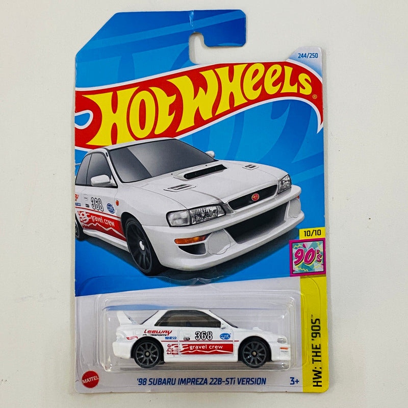 2024 Hot Wheels HW The 90s 98 Subaru Impreza 22B-Sti Version blanco 10SP