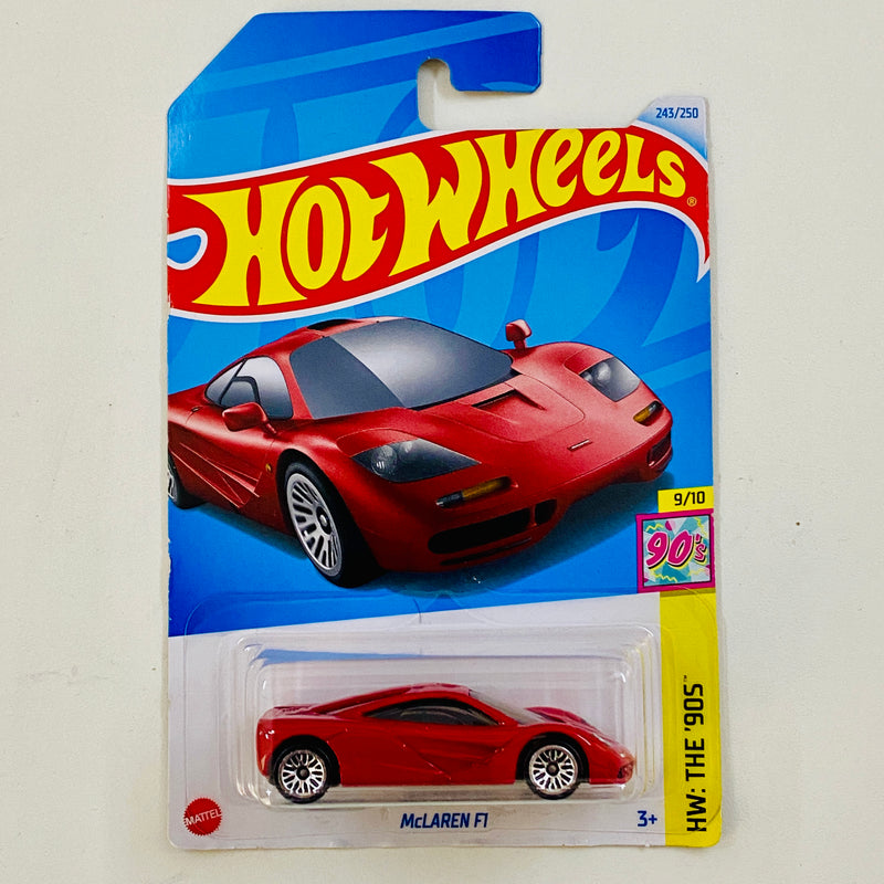 2024 Hot Wheels HW The 90s McLaren F1 rojo grand prix LW