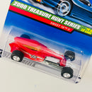 2000 Hot Wheels Treasure Hunt Sweet 16 II rojo Llantas de Goma RR base ZAMAC
