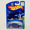 2003 Hot Wheels Treasure Hunt T-Hunt Shoe Box 1949 Ford Custom Club Coupe morado metálico Llantas de Goma RR