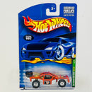 2001 Hot Wheels Treasure Hunt Roll Cage naranja Llantas de Goma RR