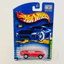 2001 Hot Wheels Treasure Hunt 65 Corvette Chevrolet rojo Llantas de Goma RR