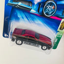2001 Hot Wheels Treasure Hunt T-Hunt GT-03 Pontiac negro con rojo Llantas de Goma RR
