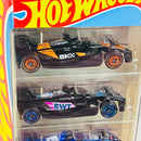 2025 Hot Wheels Formula 1 5 Pack Set de 5 - McLaren F1 Team, BWT Alpine F1 Team, Visa Cash App RB F1 Team, Stake F1 Team Kick Sauber, MoneyGram Haas F1 Team