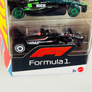 2025 Hot Wheels Formula 1 5 Pack Set de 5 - McLaren F1 Team, BWT Alpine F1 Team, Visa Cash App RB F1 Team, Stake F1 Team Kick Sauber, MoneyGram Haas F1 Team