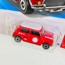 2026 Hot Wheels Then and Now Austin Mini Cooper S rojo AD Primera Edición