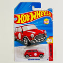 2026 Hot Wheels Then and Now Austin Mini Cooper S rojo AD Primera Edición