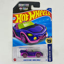 2025 Hot Wheels HW Screen Time Monster High Ghoul Mobile morado metálico 10SP