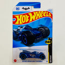 2024 Hot Wheels DC Batman Arkham Knight Batmobile azul metálico OR6SP
