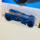 2024 Hot Wheels DC Batman Arkham Knight Batmobile azul metálico OR6SP