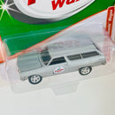 2021 Johnny Lightning Muscle Cars USA Limited Edition 1/8,908 Turtle Wax 1965 Chevy Chevelle Wagon plata Llantas de Goma