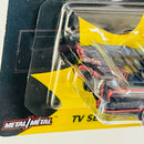 2025 Hot Wheels Premium Pop Culture Batman Classic TV Series Batmobile negro metálico Llantas de Goma RR - Detalle Burbuja