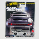 2025 Hot Wheels Premium Pop Culture Fast & Furious Rápidos y Furiosos Porsche 911 Carrera RS 3.8 plata metálico Llantas de Goma RR