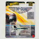 2024 Hot Wheels Premium Pop Culture Top Gun Maverick F/A-18E Super Hornet gris Base Metal Primera Edición