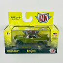 2019 M2 Machines Auto-Shows Limited Edition 1/7,000 1957 Chrysler 300C R56 verde Llantas de Goma