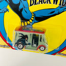 2017 Hot Wheels Premium Pop Culture Women of Marvel Black Widow Bread Box Jeep FJ-3 verde metálico Llantas de Goma RR Redline base ZAMAC