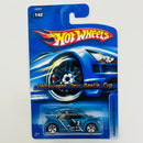2005 Hot Wheels Volkswagen New Beetle Cup azul metálico 5SP