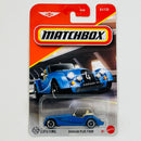 2025 Matchbox MBX Showroom Morgan Plus Four azul