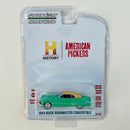 2022 Greenlight Hollywood History American Pickers Cazadores De Tesoros 1949 Buick Roadmaster Convertible verde Llantas de Goma