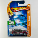 2006 Hot Wheels Track Stars Road Rocket rojo PR5 base ZAMAC