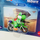 2026 Hot Wheels Mario Kart The Super Mario Galaxy Movie Yoshi Motorcycle verde MKMC base ZAMAC Primera Edición
